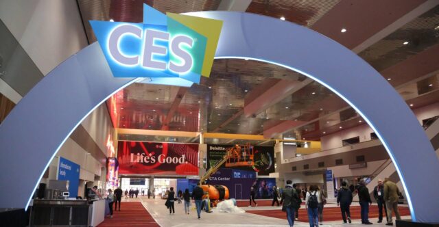Entrance at CES 2024