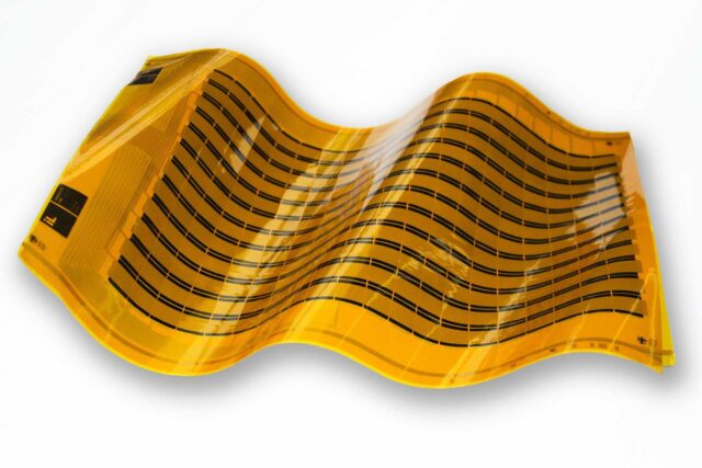 Flexible sensors on foil