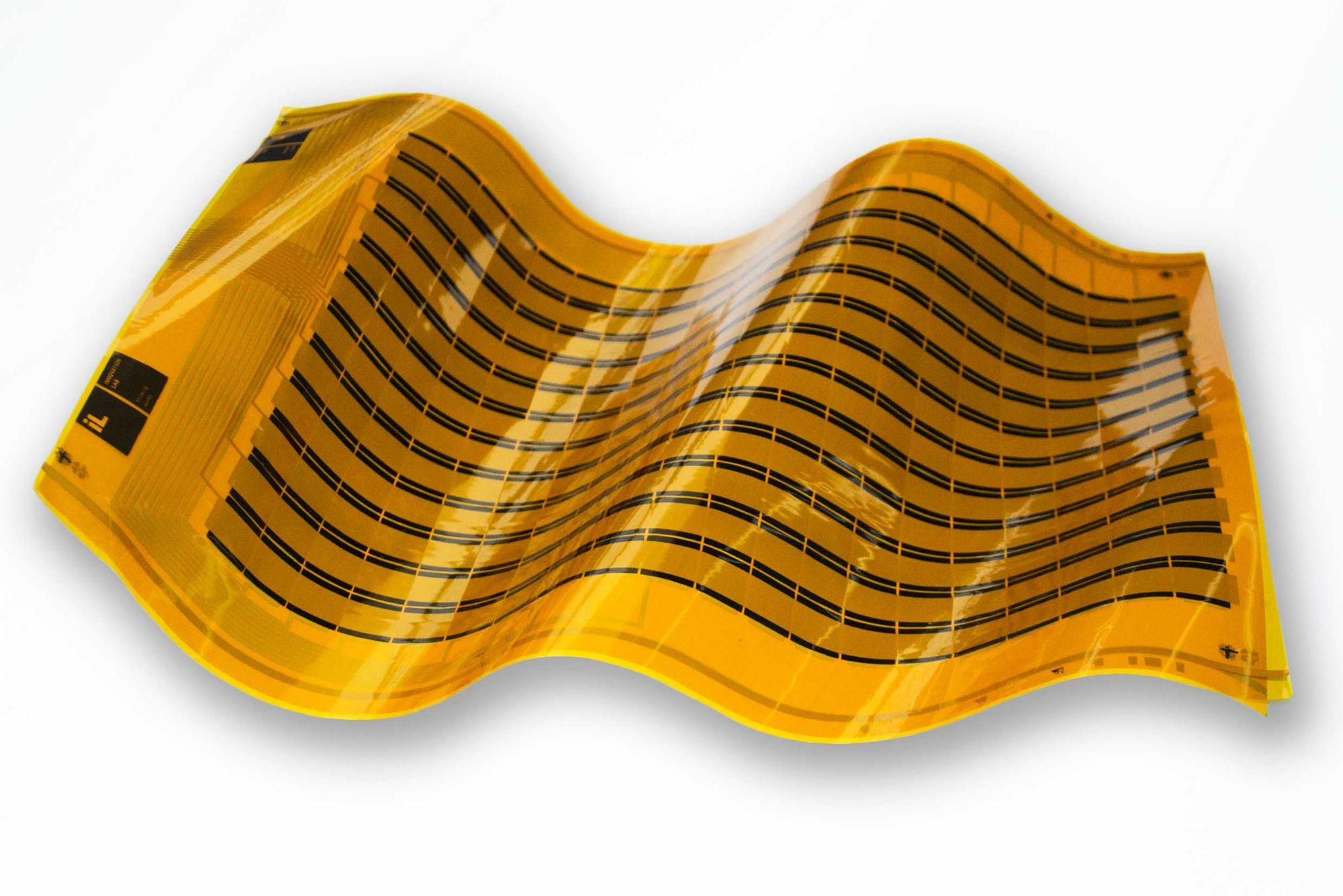 Flexible sensors on foil
