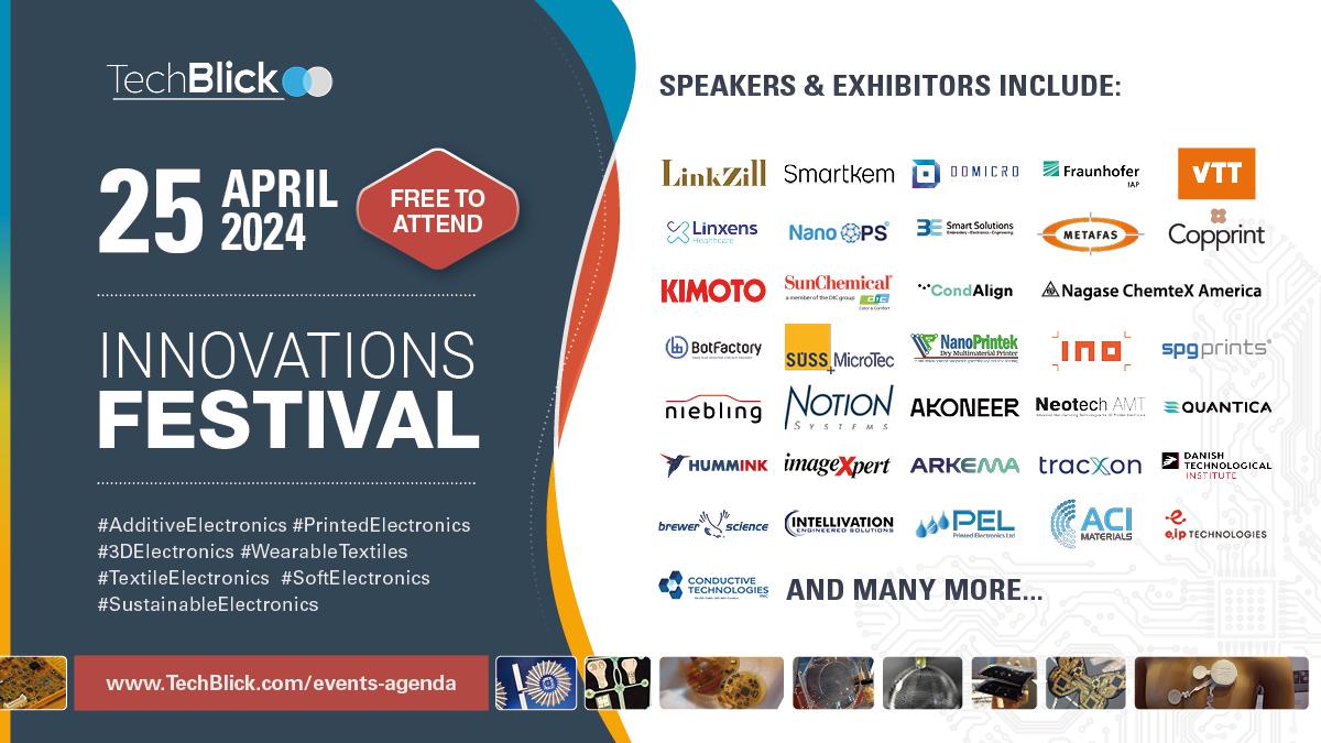 Speaker list from TechBlick's April 2024 Innovations Festival