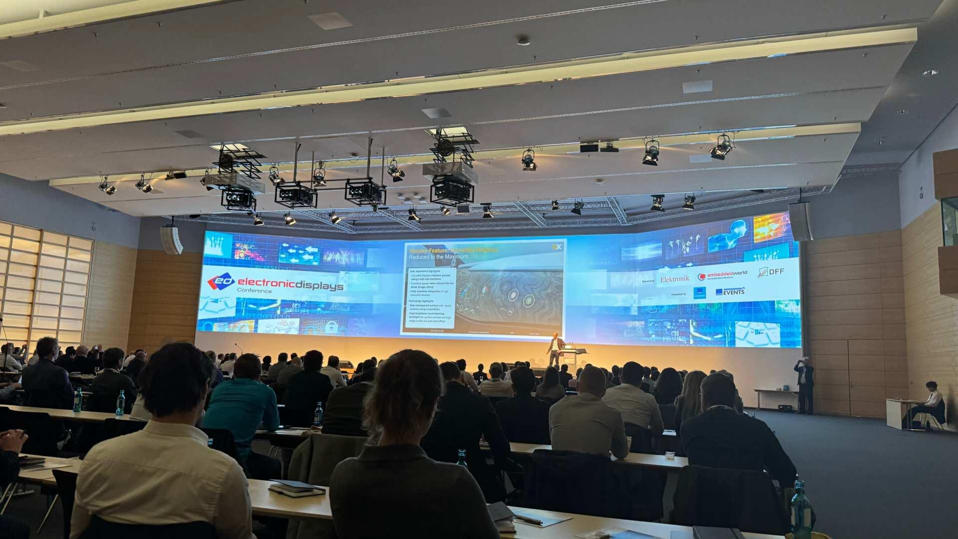 The auditorium at electronic displays Conference 2024