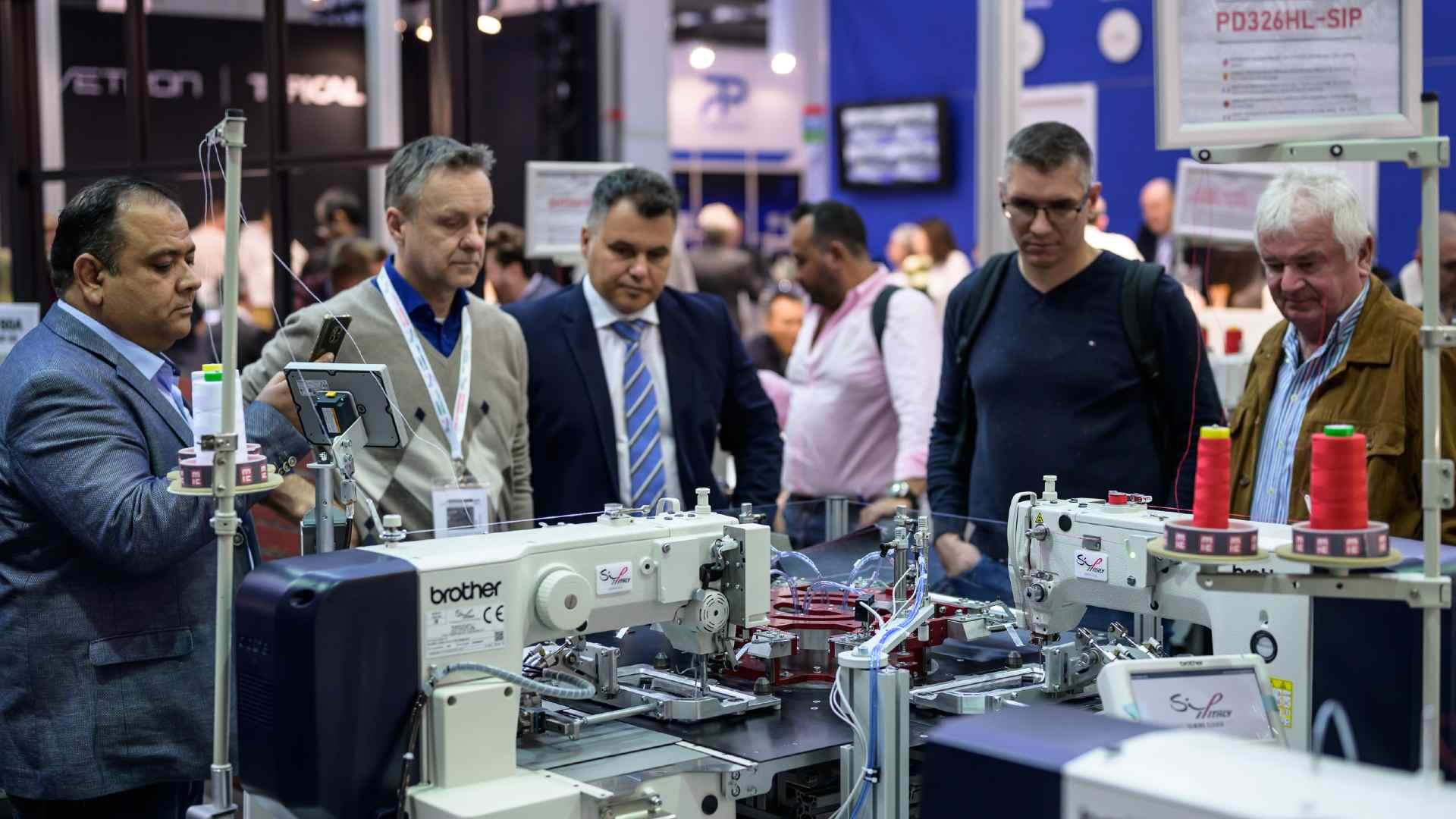 Visitors at Techtextil 2024