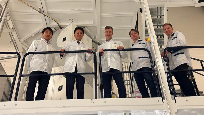 Yoshiyuki Yokoyama (DENSO), Toshihiko Muraki (DENSO), Juha Kokkonen (Canatu), Taneli Juntunen (Canatu) and Antti Valkola (Canatu).