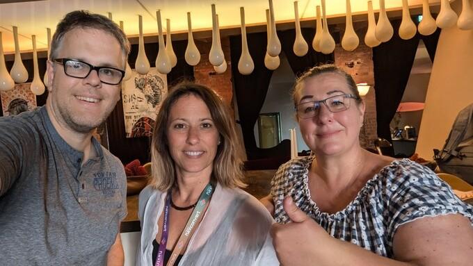 Martin Hirschmann, Nina Pirchmoser and Nadine Bauernfeind