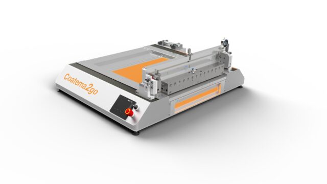 Coatema2go tabletop coater