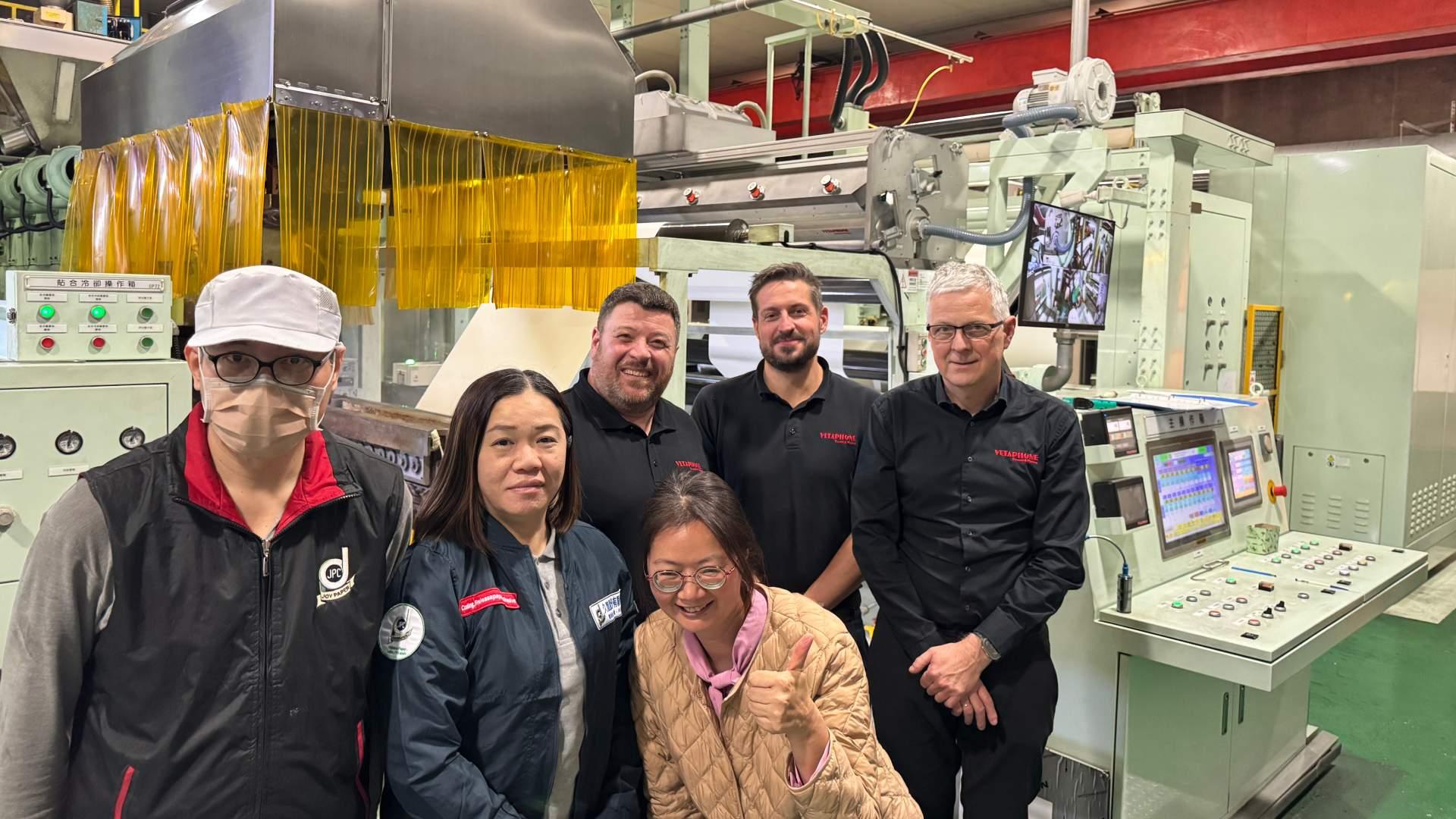 Team members of Joy Paper and Vetaphone