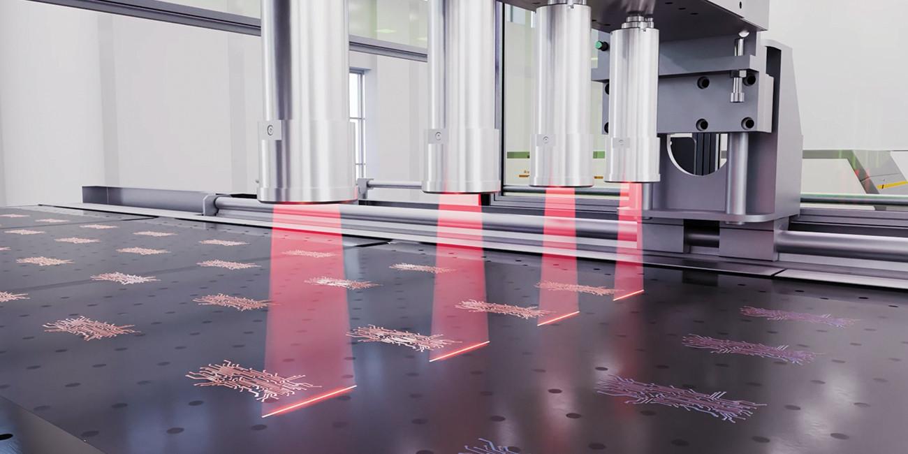 Laser sintering of printed electronics