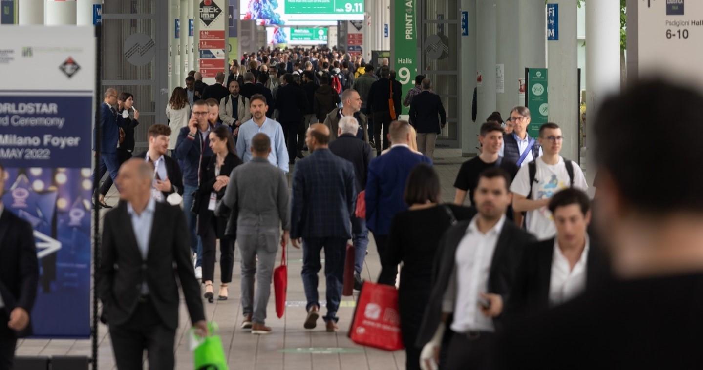 Crowds at Fiera Milano