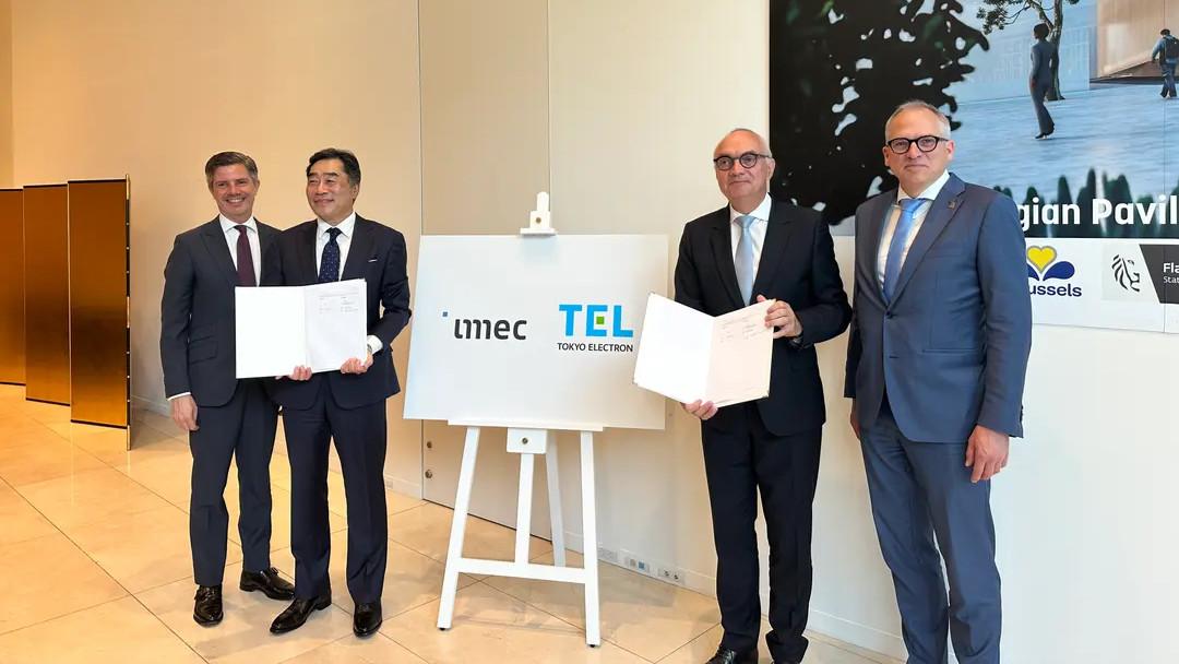 Imec and TEL during the signing ceremony