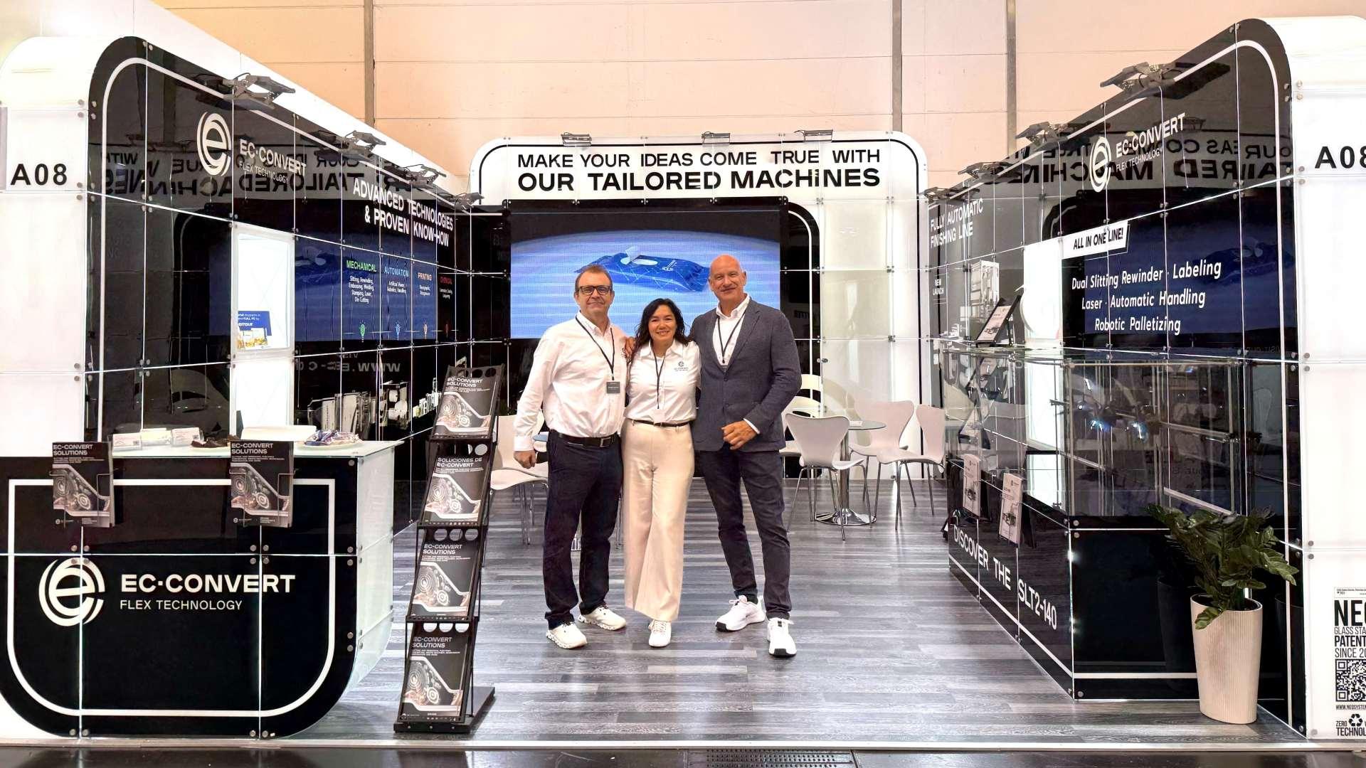 The EC-Convert team at their K 2025 booth