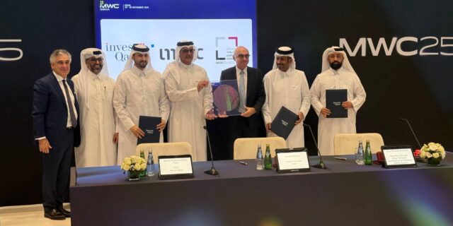 Representatives of imec and the country of Qatar