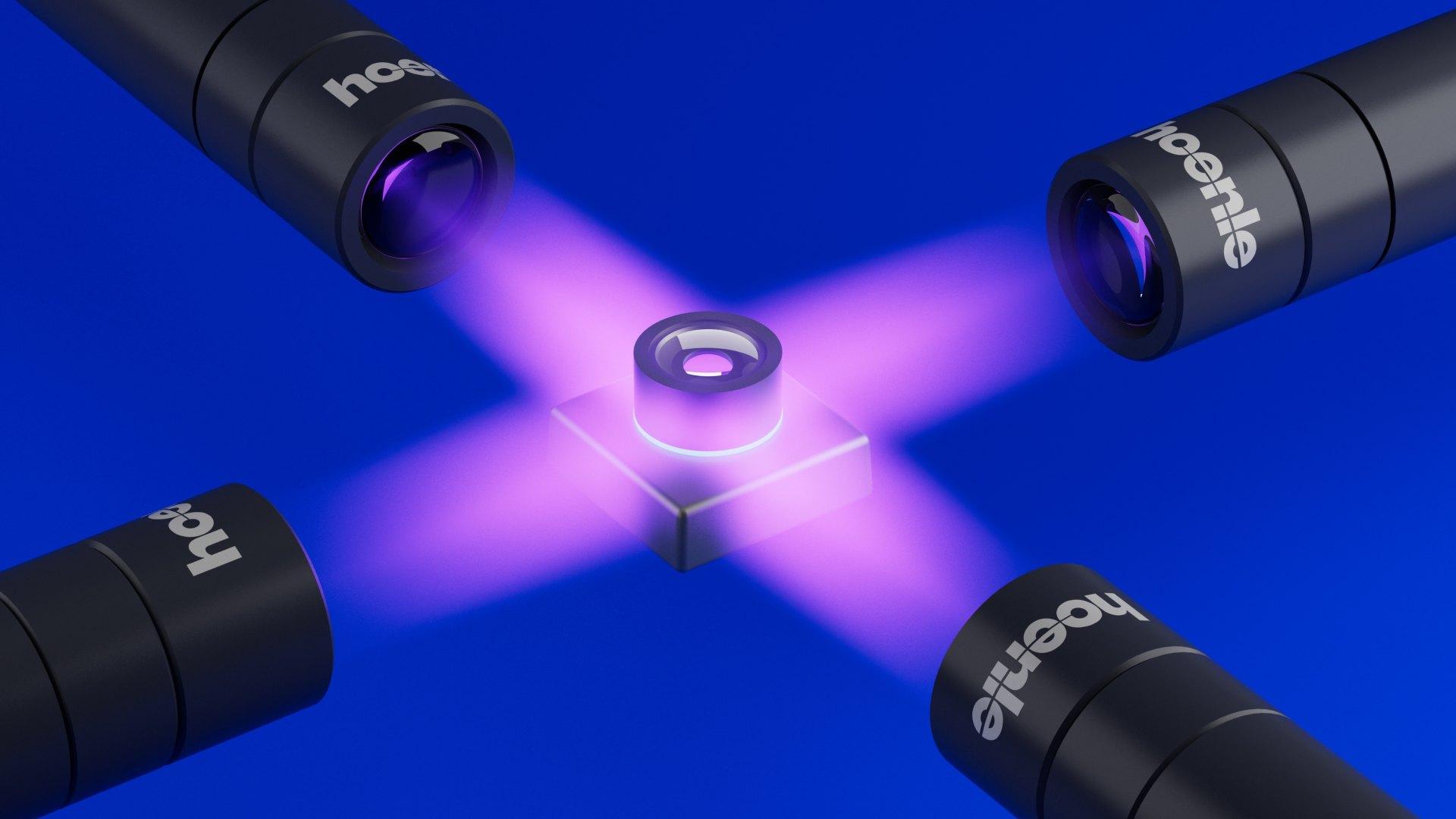 The compact LED UV heads of bluepoint LED eco