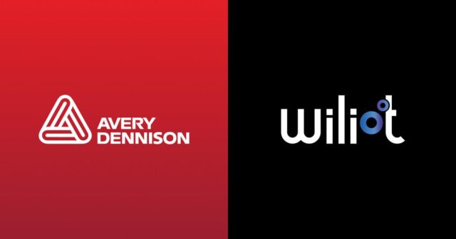 Company logos of Avery Dennison and Wiliot