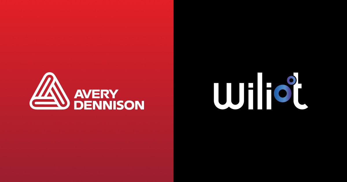 Company logos of Avery Dennison and Wiliot