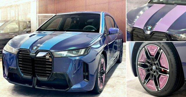 Colour-changing BMW with E Ink technology