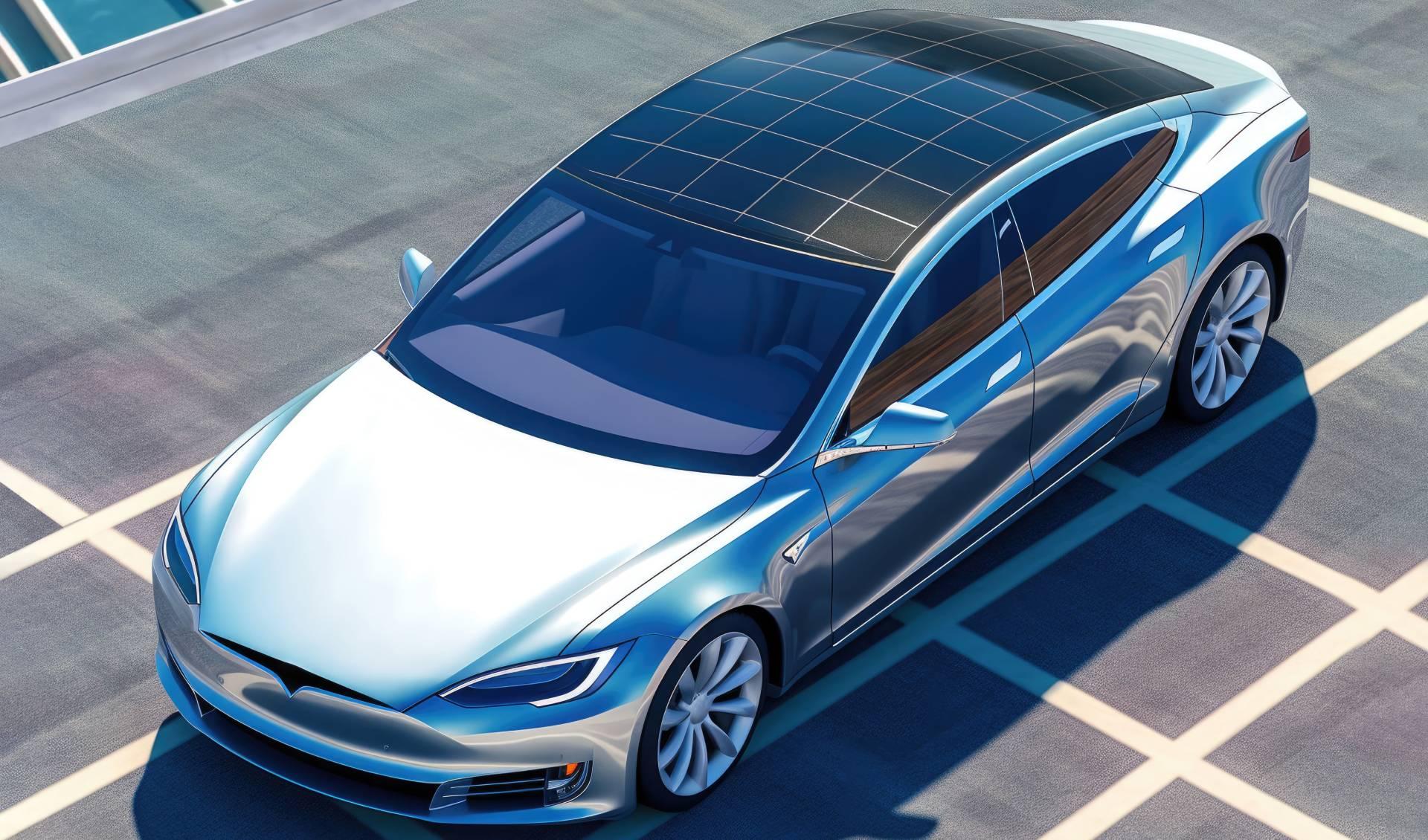 A solar-powered EV