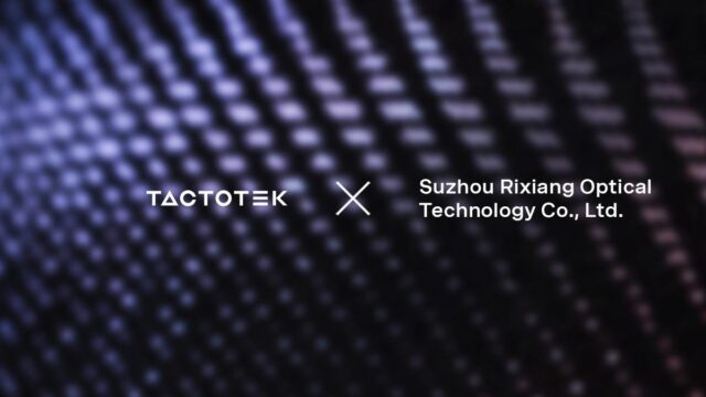 Company logos of TactoTek and Suzhou Rixiang