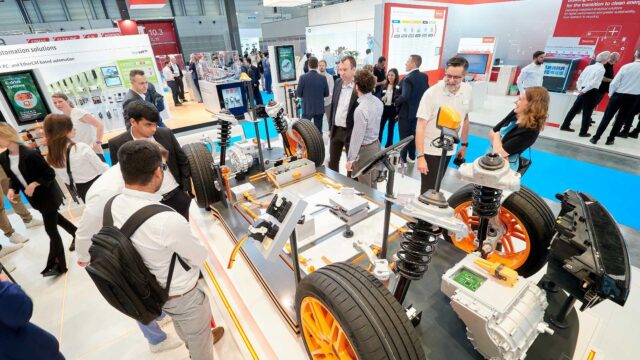 At the show floor of The Battery Show 2025