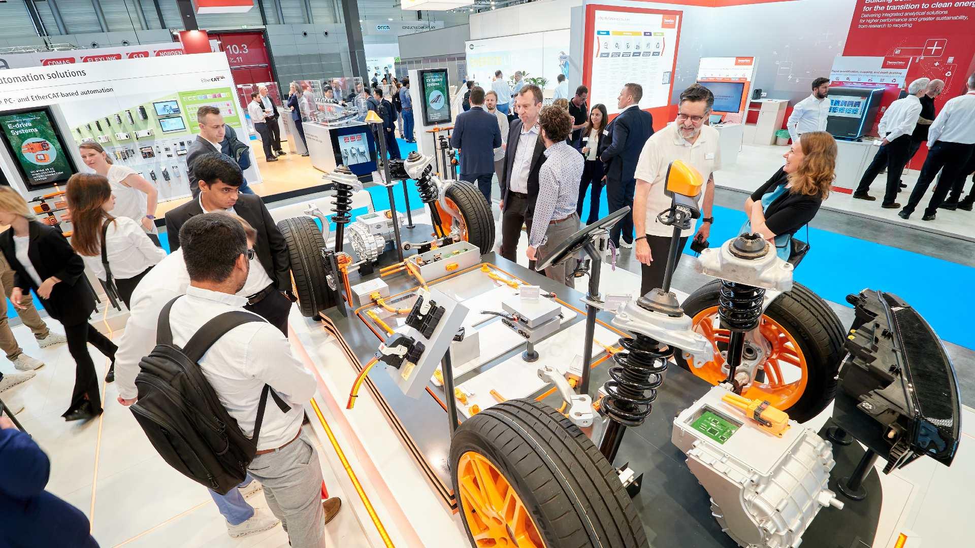At the show floor of The Battery Show 2025