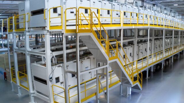 A large battery coating line