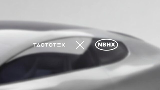 Company logos of TactoTek and NBHX