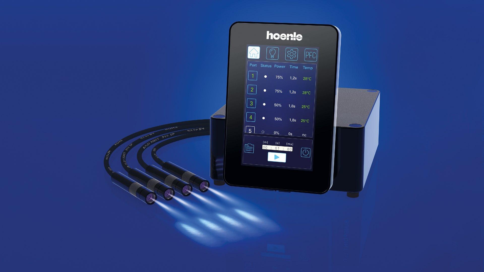 The new Hoenle bluepoint LED can be used with up to 20 LED heads